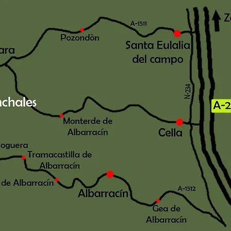 منزل ريفي Casa Rural El Lavadero برونكاليس
